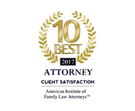 10 Best | 2017 | Attorney Client Satisfaction | American Institute of Family Law Attorneys
