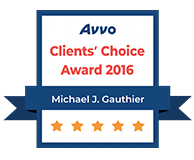 Avvo | Client's Choice Award 2026 | Michael J. Gauthier | 5 stars